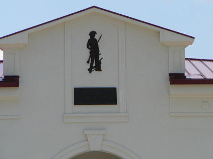 Minuteman plaque bronze