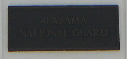 National Guard plaque
