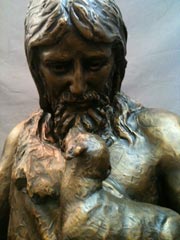 Saint John the Baptist statue