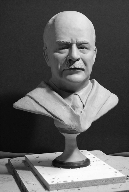 Sam Brooks bronze bust statue